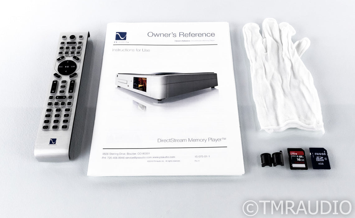 PS Audio DirectStream Memory Player CD / SACD Transport; DMP; Remote (Used)