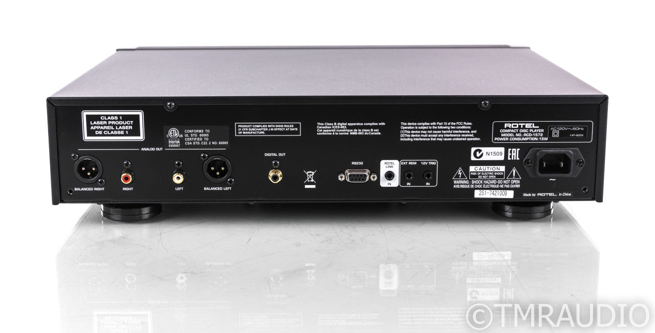 Rotel RCD-1572 CD Player; RCD1572; Remote