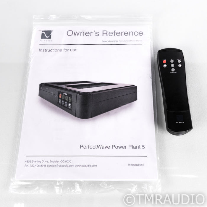 PS Audio PerfectWave Power Plant 5 Power Conditioner; Regenerator; P5