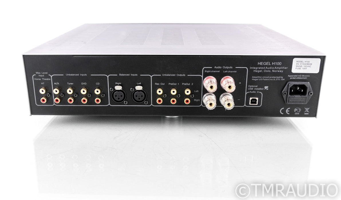 Hegel H100 Stereo Integrated Amplifier; H-100; Remote