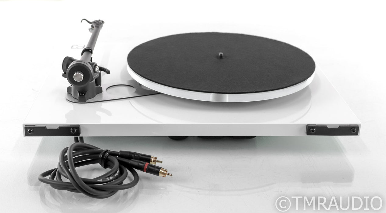Rega P3 Planar 3 Turntable; PL-3; Elys 2 Cartridge; White (Demo w/ Warranty)