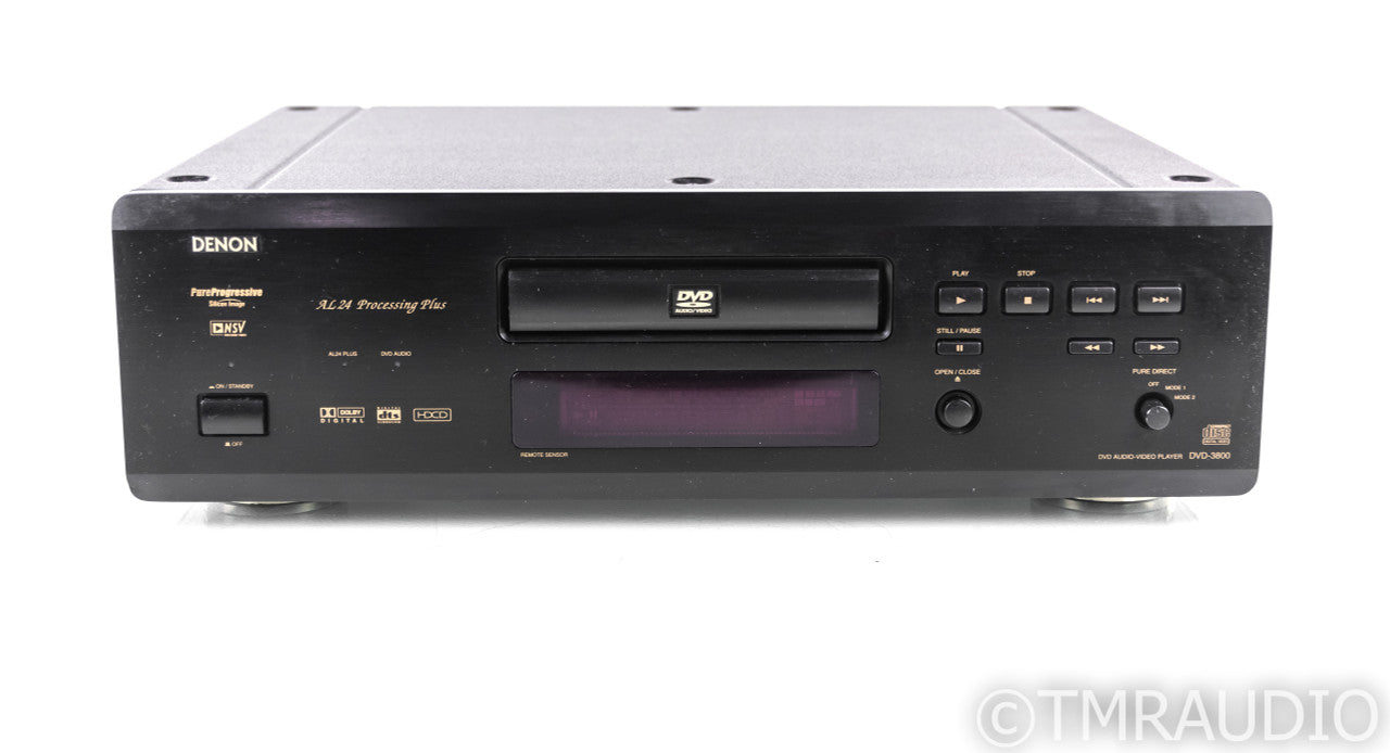 Denon DVD-3800 DVD / CD Player; DVD3800; Remote; HDCD