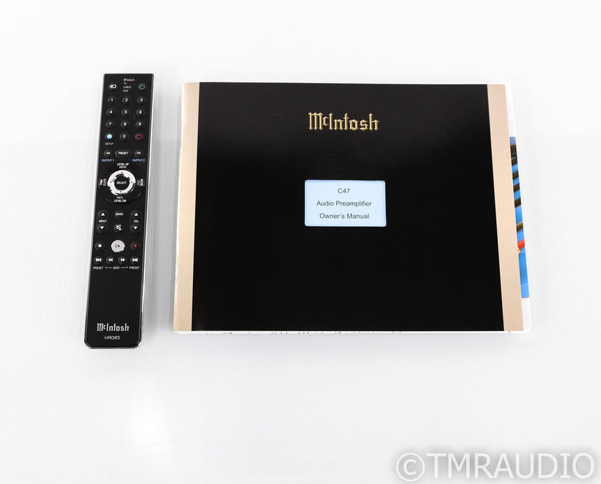 McIntosh C47 Stereo Preamplifier; C-47; Remote; MM / MC Phono
