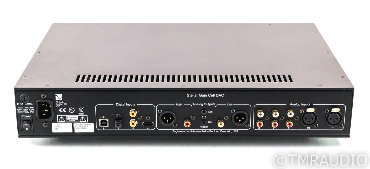 PS Audio Stellar Gain Cell DAC / Preamplifier; D/A Converter; USB; Black; (Used)