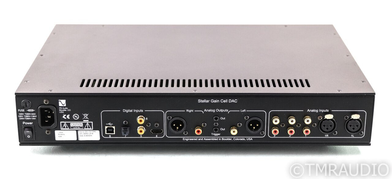 PS Audio Stellar Gain Cell DAC / Preamplifier; D/A Converter; USB; Black (Used)