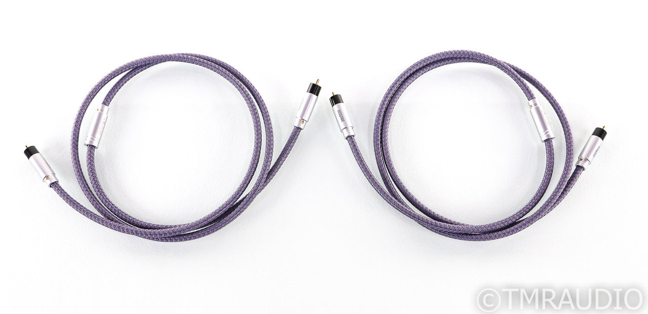 Zavfino 1877 Phono Arcadia MkII PC-OCC RCA Cables; 1.5m Pair Interconnects