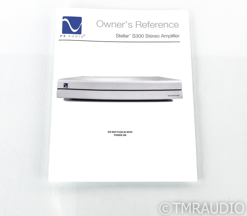 PS Audio Stellar S300 Stereo Power Amplifier; S-300; Silver (Used)