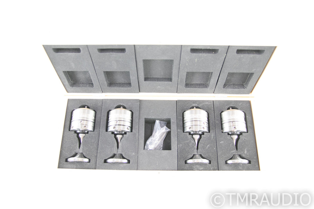 Track Audio Isolation Feet; Turntable Footers; Set of 4; 1/4-20 Threading