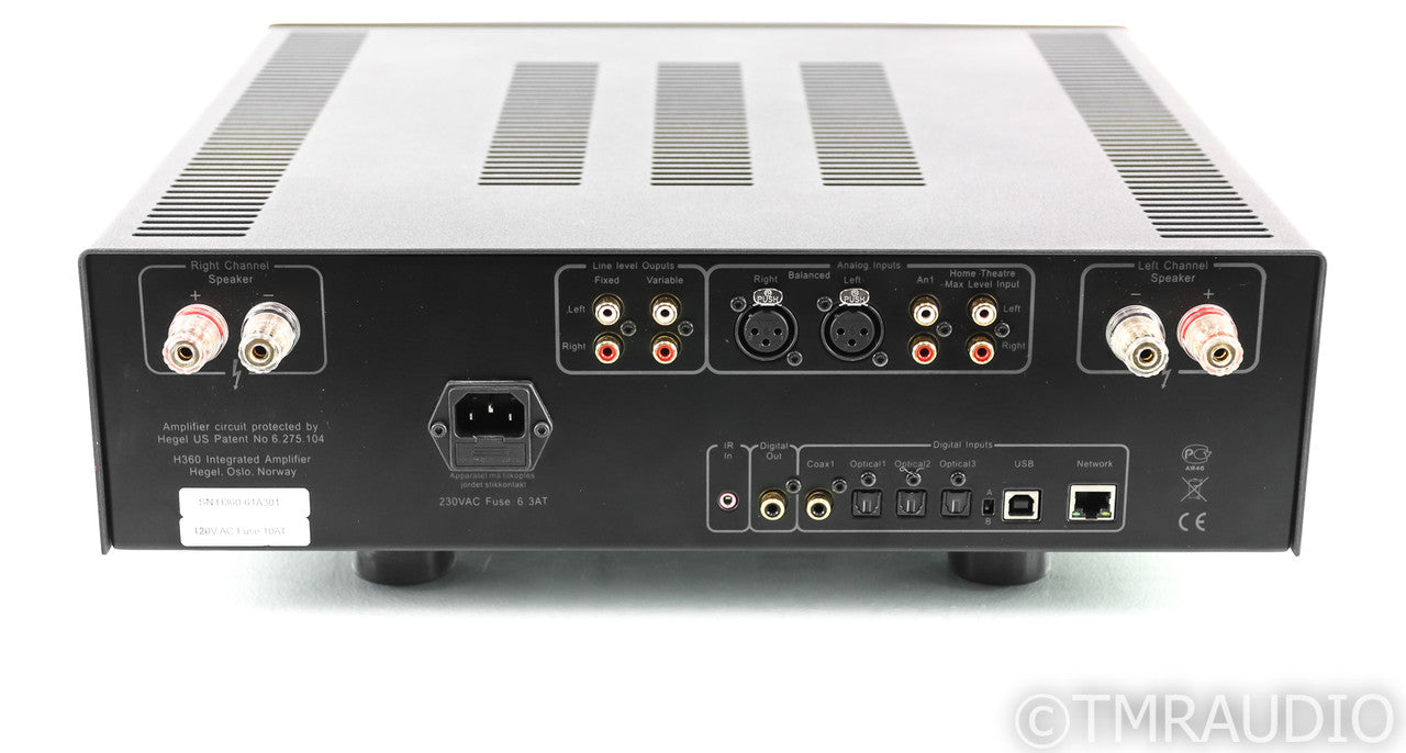 Hegel H360 Stereo Integrated Amplifier; H-360