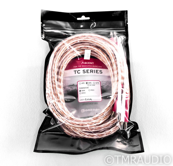 Kimber Kable 8TC Speaker Cables; 2m Pair; 8-TC (New / Open Box)
