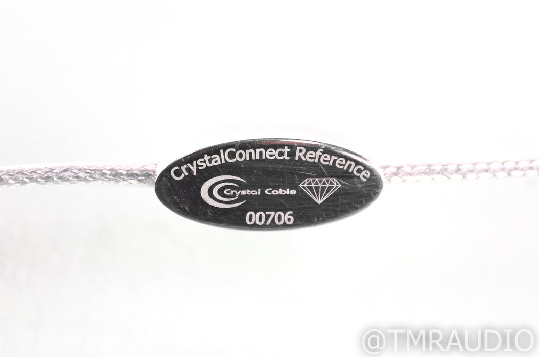 Crystal Cable CrystalConnect Reference Diamond RCA Cables; 1m Pair Interconnects