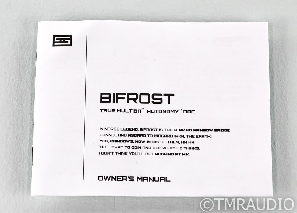 Schiit Bifrost Multibit DAC; D/A Converter; Gen 5 USB; Black