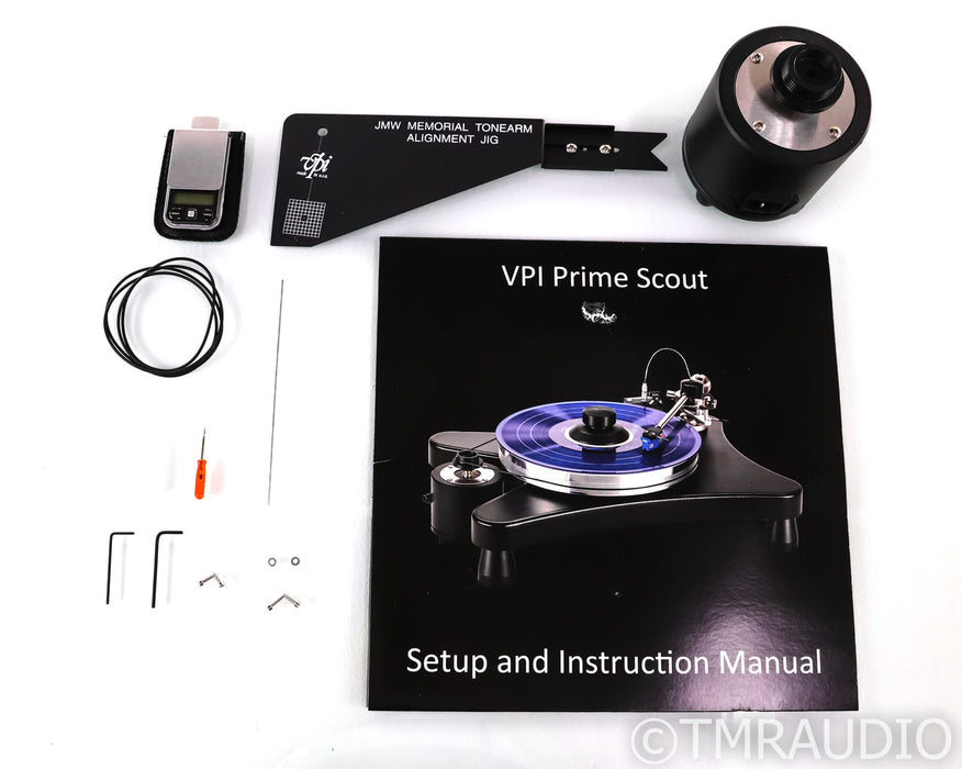 VPI Super Prime Scout Belt Drive Turntable; White (No Cartridge)