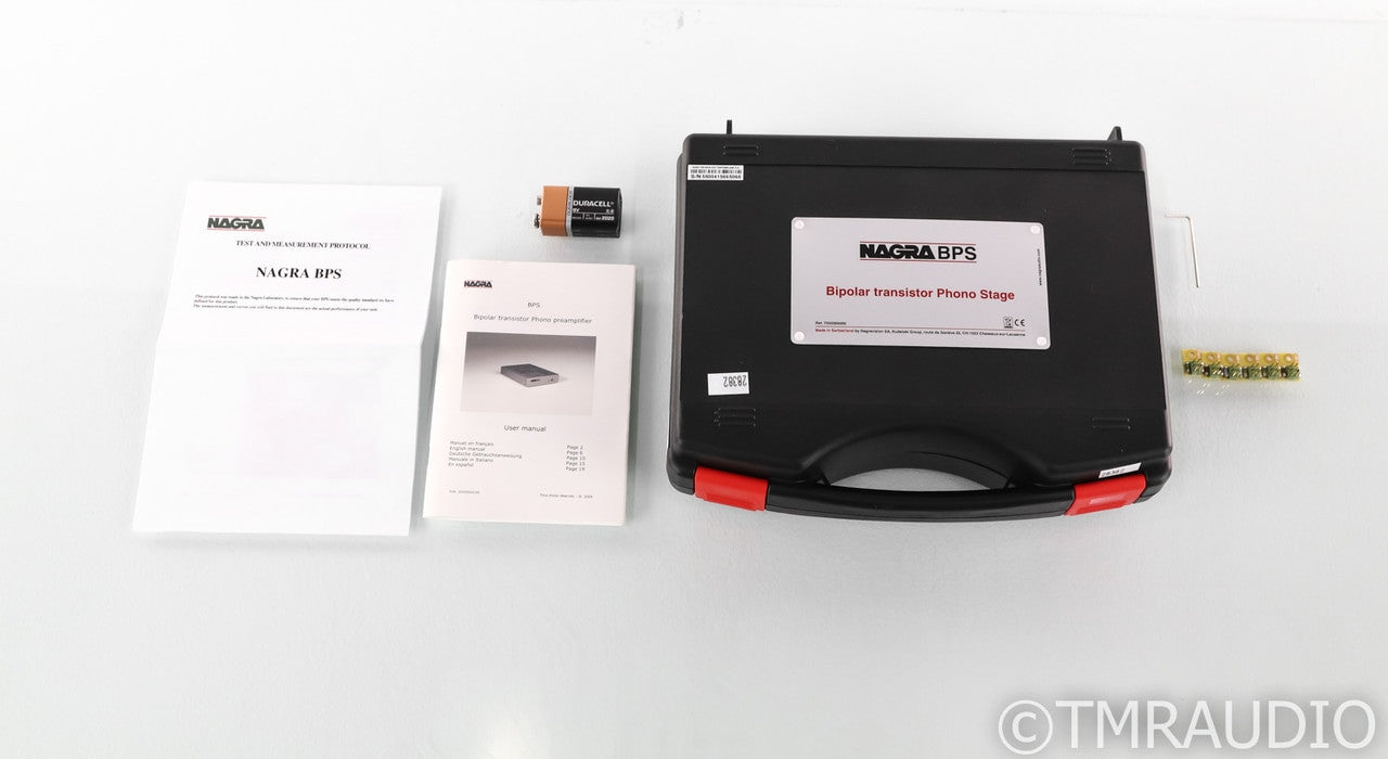 Nagra BPS Stereo MM / MC Phono Preamplifier; Battery Powered