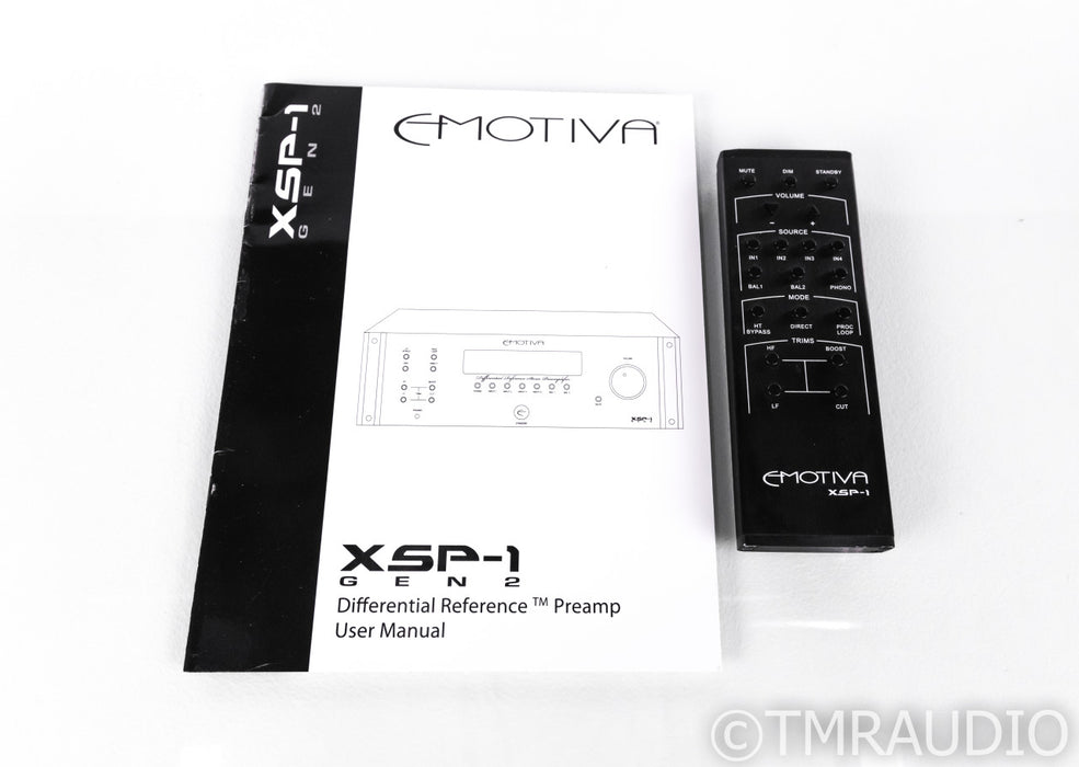 Emotiva XSP-1 Gen 2 Differential Reference Preamplifier; 2.1 Channel