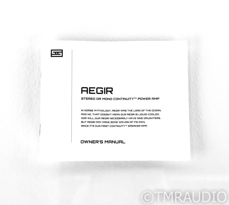 Schiit Aegir Stereo Power Amplifier