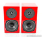 Totem Mite Bookshelf Speakers; Fire Red Pair