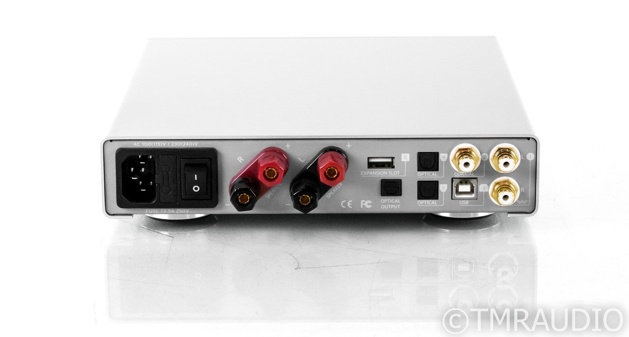Nuforce DDA-120 Stereo Integrated Amplifier; DDA120; Bluetooth; Remote; Silver
