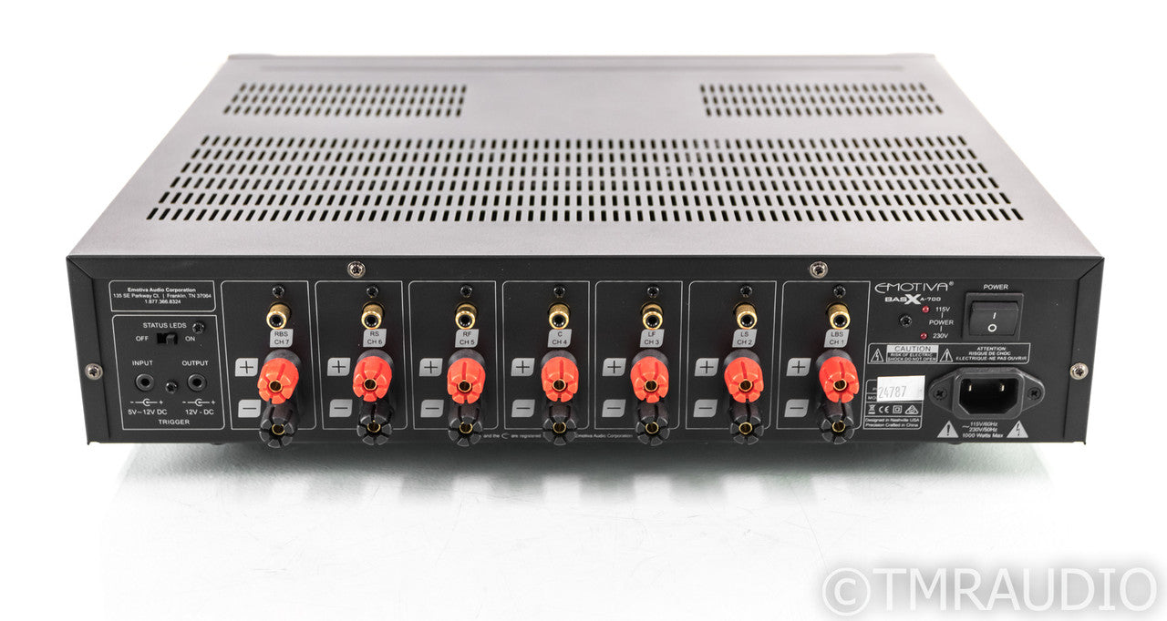 Emotiva BasX A-700 7 Channel Power Amplifier; A700
