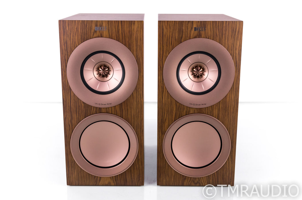 KEF R3 Bookshelf Speakers; Walnut Pair; R-3