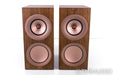KEF R3 Bookshelf Speakers; Walnut Pair; R-3