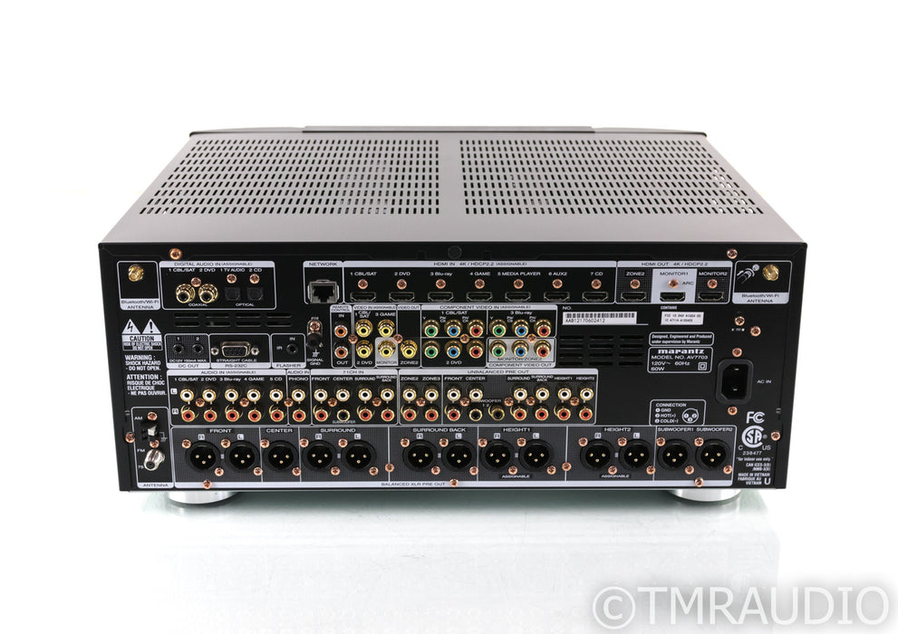 Marantz AV7703 11.2 Channel Home Theater Processor; Preamplifier; Dolby Atmos