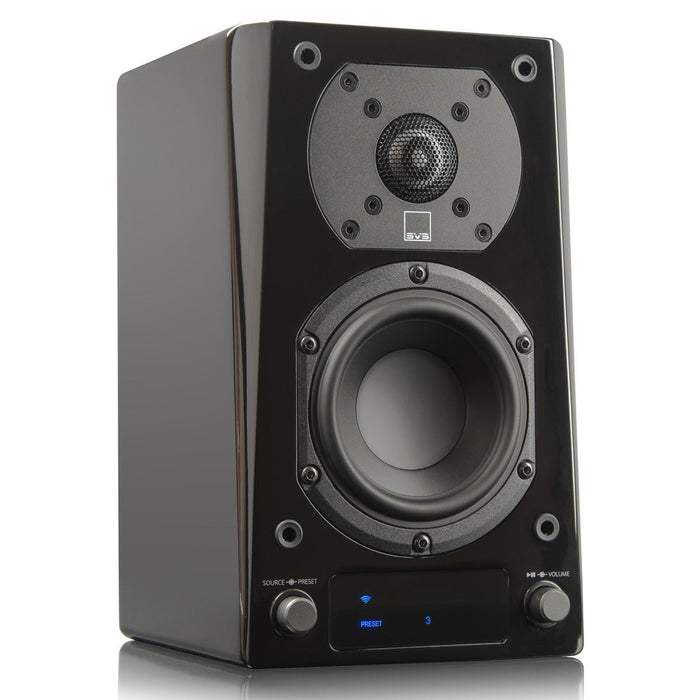 SVS Prime Wireless Speaker; Piano Gloss Black; Single Powered Speaker (New)