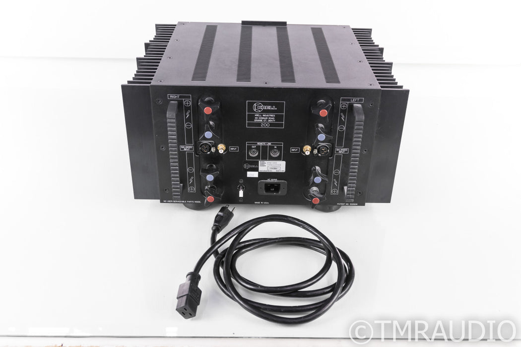 Krell Full Power Balanced 200 Stereo Power Amplifier; FPB-200