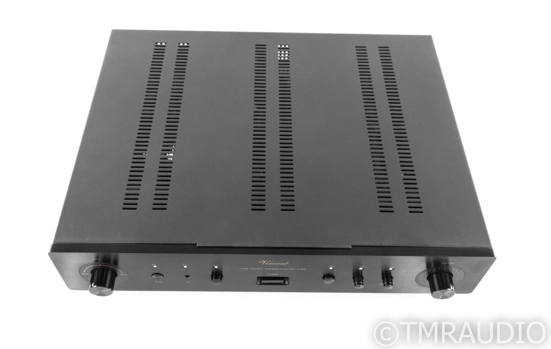Vincent SA-31MK Stereo Tube Preamplifier; Hybrid; Line-Stage; Black; Remote