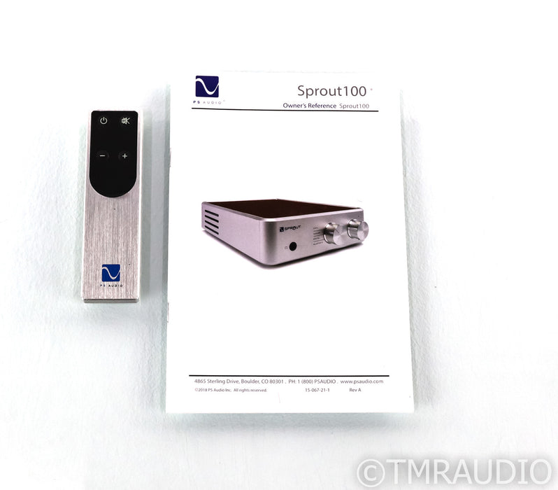 PS Audio Sprout100 Stereo Integrated Amplifier; Bluetooth; MM Phono; Remote (Used)