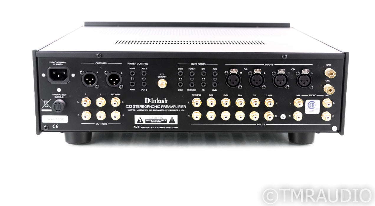 McIntosh C22 Stereo Preamplifier; C-22; Remote
