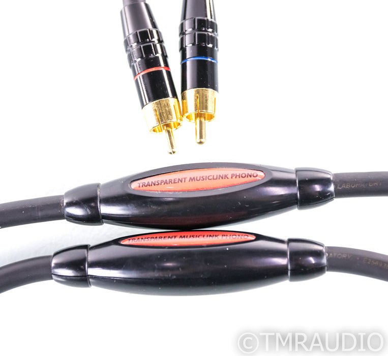 Transparent MusicLink Phono RCA Cables; 1.5m Pair Interconnects