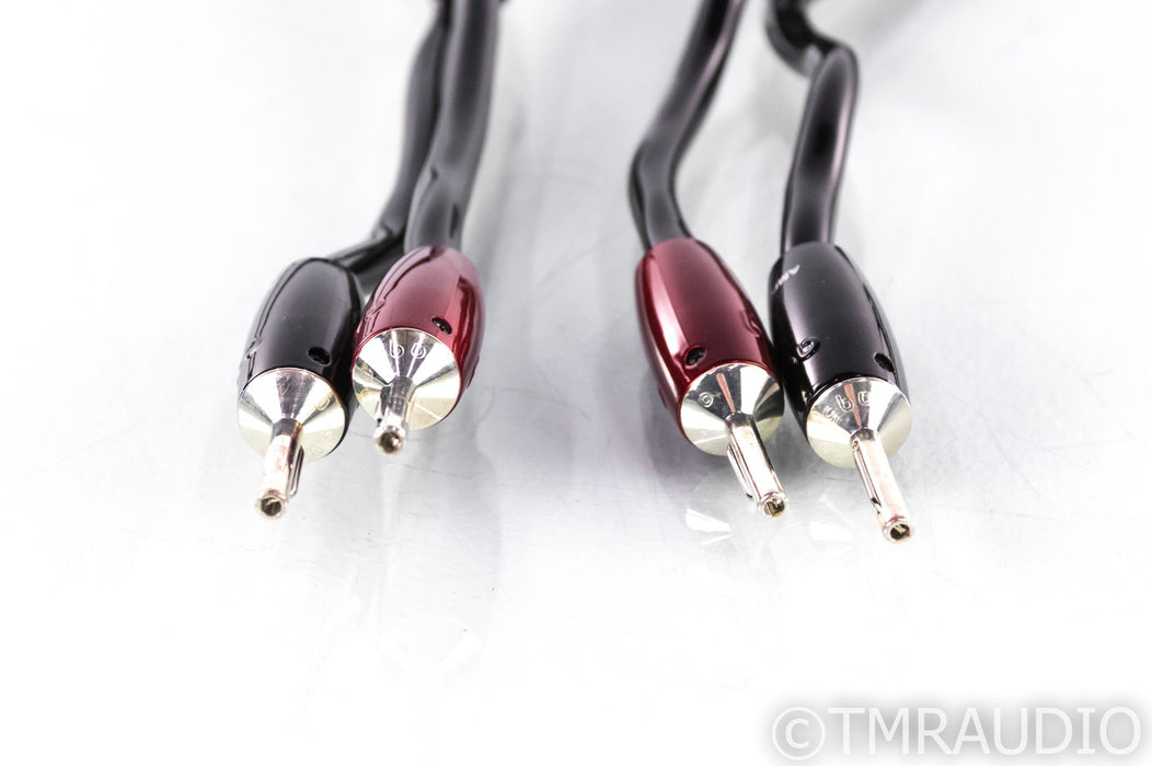 Audioquest Rocket 88 Silver Plated Bi-Wire Speaker Cables; 8ft Pair; 72v DBS