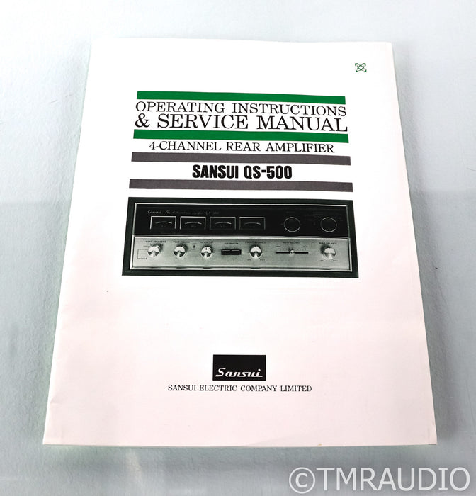 Sansui QS-500 Vintage Quadrophonic Amplifier; Quadrophonic; MINT w/ Box