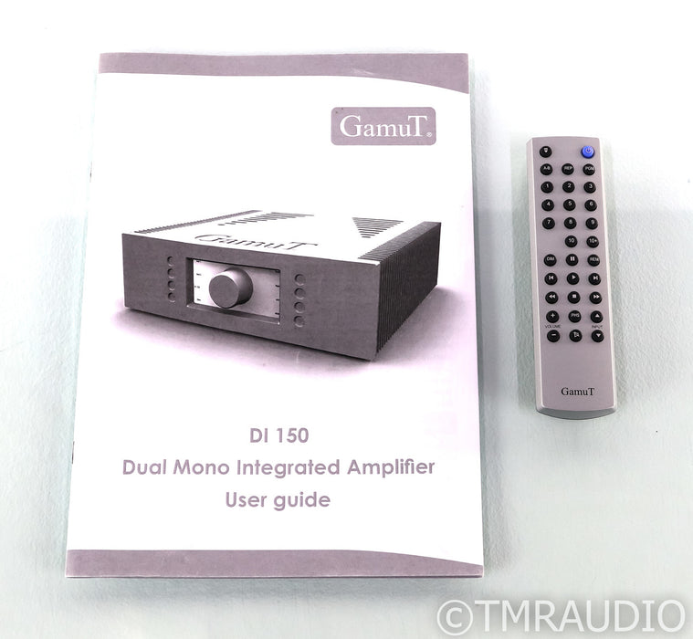 GamuT DI 150 Stereo Integrated Amplifier; DI150; Black; Remote