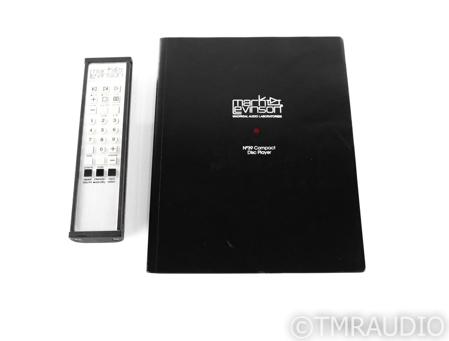 Mark Levinson No. 39 CD Player; Remote; HDCD; AS-IS (Doesn't Read Discs)