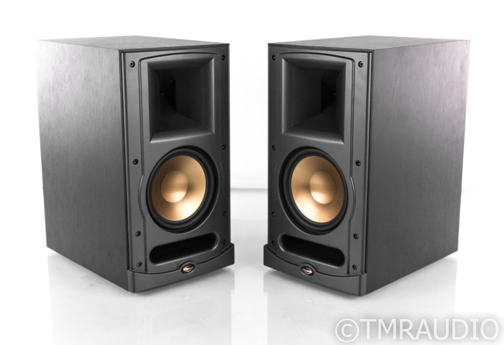 Klipsch Reference Series RB-61 Bookshelf Speakers; Black Ash Pair; Ref IV
