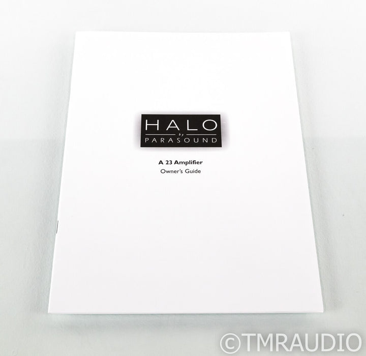 Parasound Halo A23 Stereo Power Amplifier; A-23
