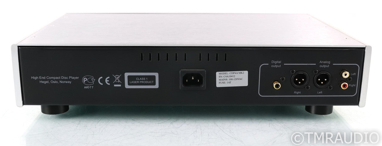 Hegel CDP4A MK2 CD Player; CDP4AMKII; Remote; Silver