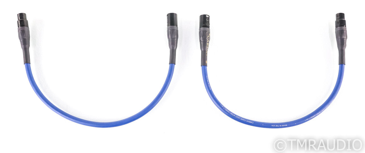 Cardas Clear Light XLR Cables; 0.5m Pair Balanced Interconnects; Rev 1