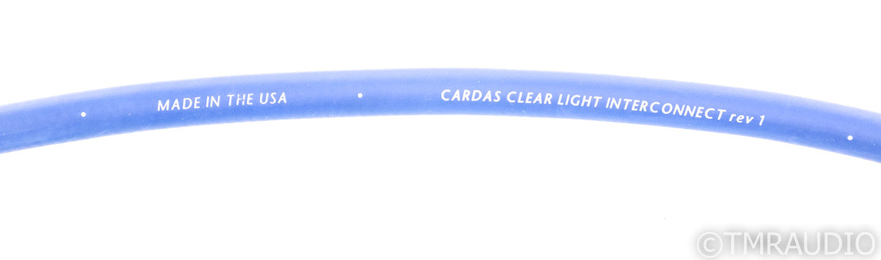Cardas Clear Light XLR Cables; 0.5m Pair Balanced Interconnects; Rev 1