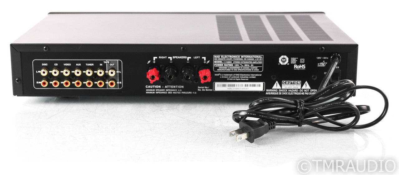 NAD C 316BEE Stereo Integrated Amplifier; C316-BEE; Remote