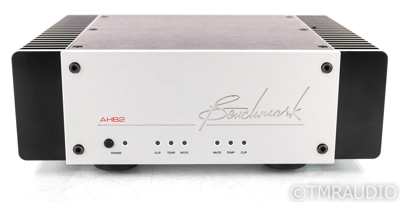 Benchmark AHB2 Stereo Power Amplifier; AHB-2; Silver