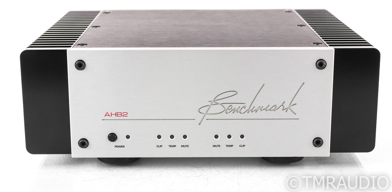 Benchmark AHB2 Stereo Power Amplifier; AHB-2; Silver (1/1)
