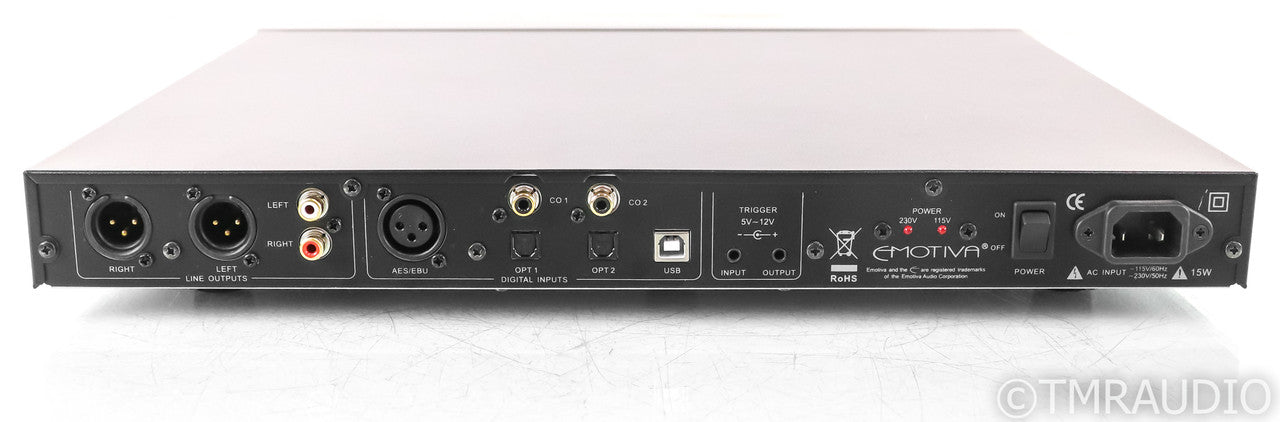 Emotiva XDA-1 DAC; XDA1; D/A Converter; Remote; Black