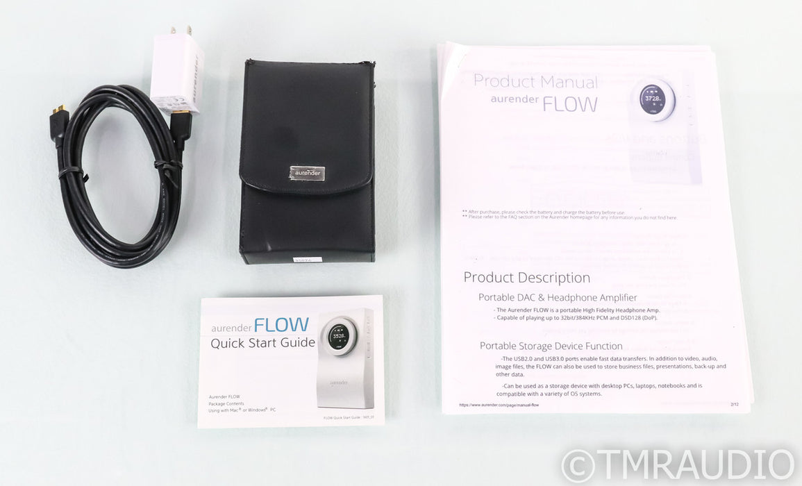 Aurender Flow V1000 Portable DAC / Headphone Amplifier; AUR-V1000; D/A Converter