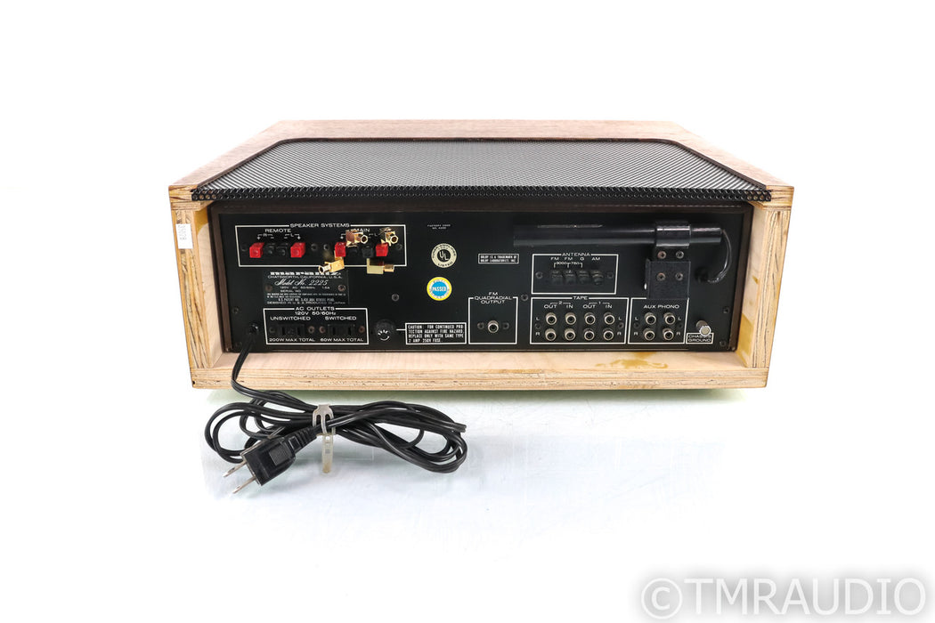 Marantz Model 2225 Vintage Stereo Receiver; MM Phono; Walnut Case