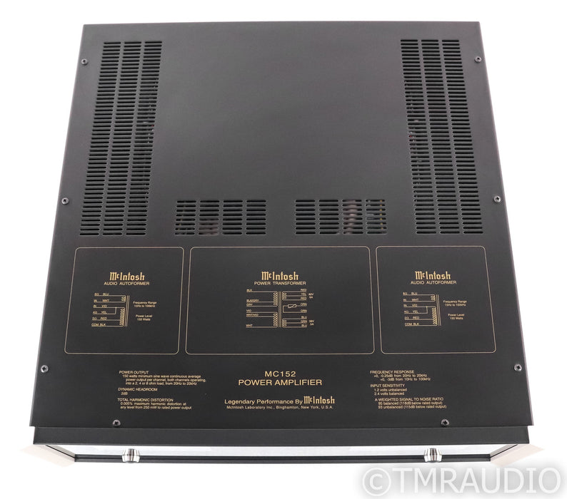 McIntosh MC152 Stereo Power Amplifier; MC-152