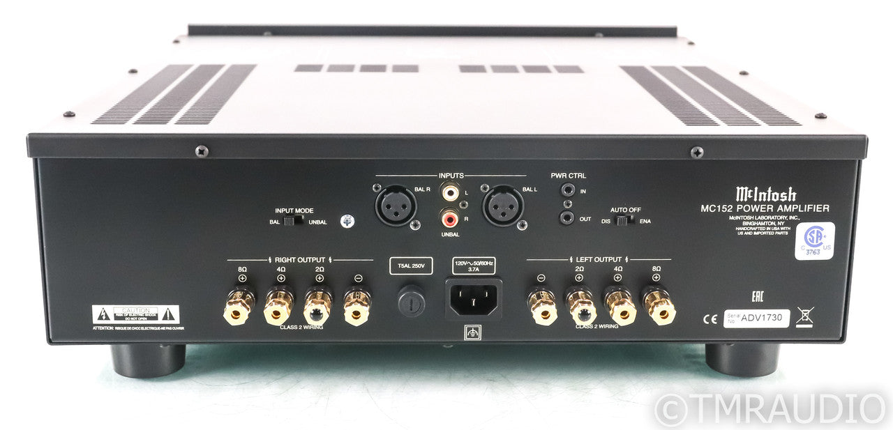 McIntosh MC152 Stereo Power Amplifier; MC-152