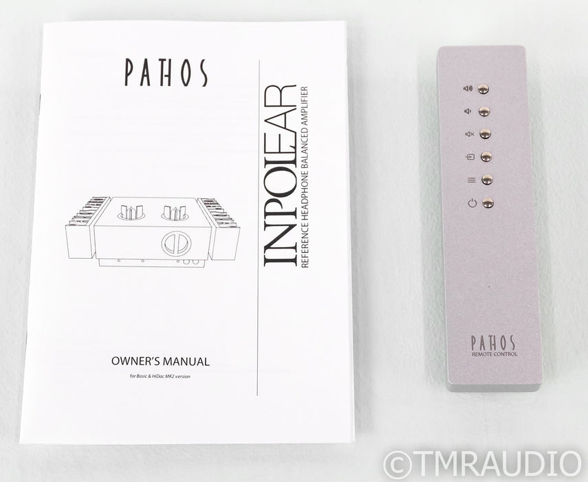 Pathos InPol Ear Tube Headphone Amplifier; Lacquered Red